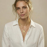Layered Cross & Miraculous Virgin Necklace