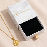 Angel Medallion Cross Necklace
