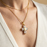 Divine Light Cross Necklace