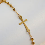 Gold Rosary Bracelet