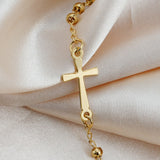 Gold Rosary Bracelet