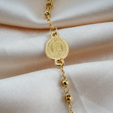 Gold Rosary Bracelet