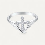 Angel Cross Ring for Women