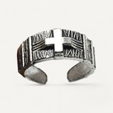 Adjustable Gothic Cross Ring
