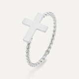 Eternity Cross Ring