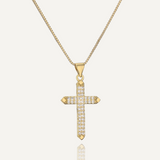 Golden Prestige Cross Necklace