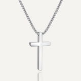 Pure Steel Cross Necklace