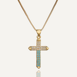 Golden Prestige Cross Necklace
