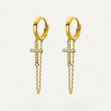 Catholic Cross Earrings