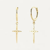 Mystical Meaning Cross Earrings