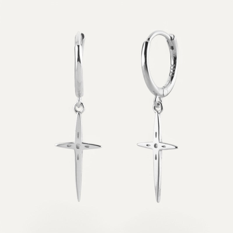 Mystical Meaning Cross Earrings