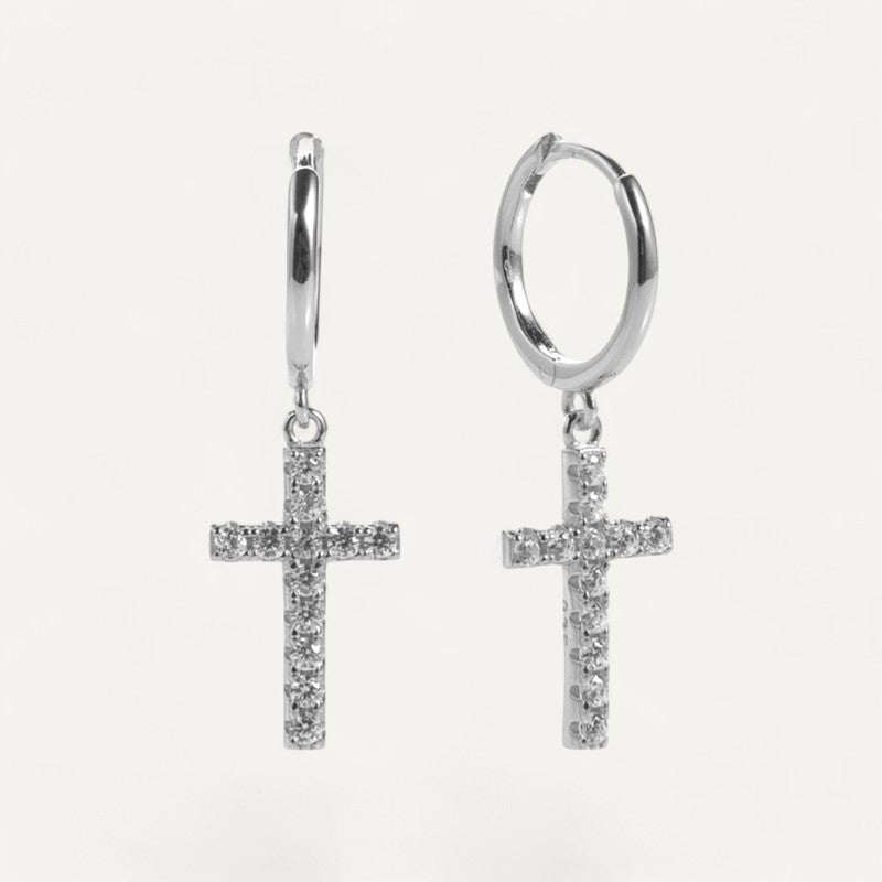 Women’s Dangling Cross Earrings