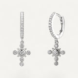 Vintage Cross Earrings