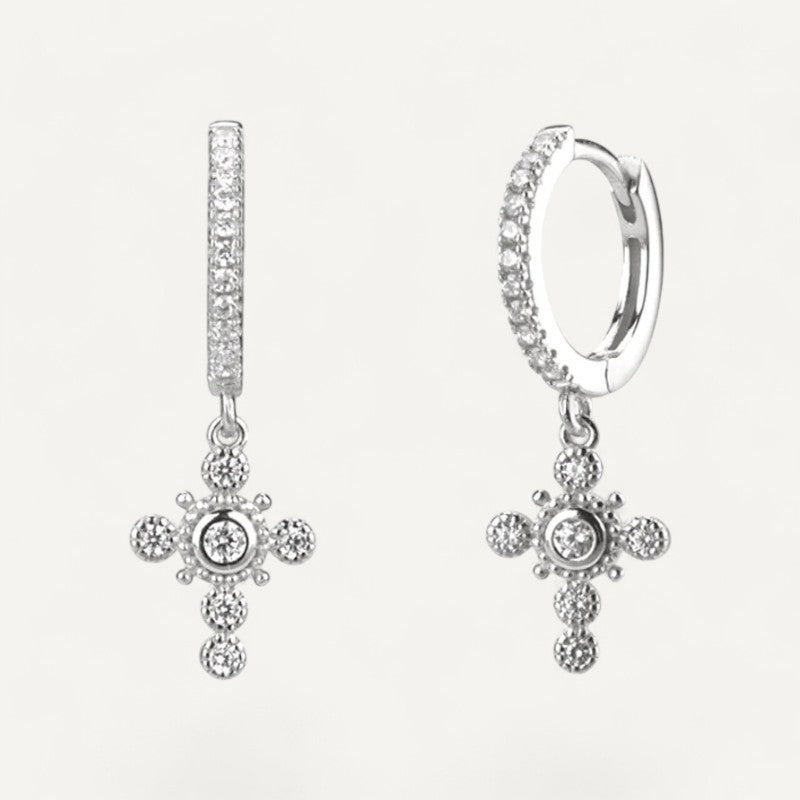 Vintage Cross Earrings