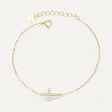 Adjustable Cross Bracelet