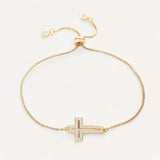 Timeless Elegance Cross Bracelet
