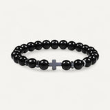 Precious Stone Cross Bracelet