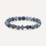 Precious Stone Cross Bracelet
