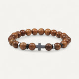 Precious Stone Cross Bracelet