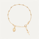 Virgin Mary Cross Bracelet