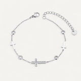 Shiny Cross Bracelet