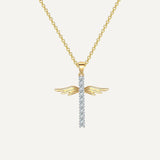 Women’s Angel Cross Necklace