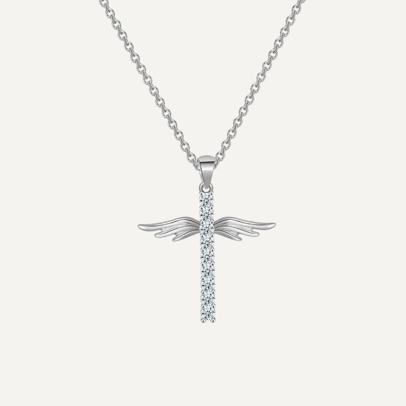Women’s Angel Cross Necklace