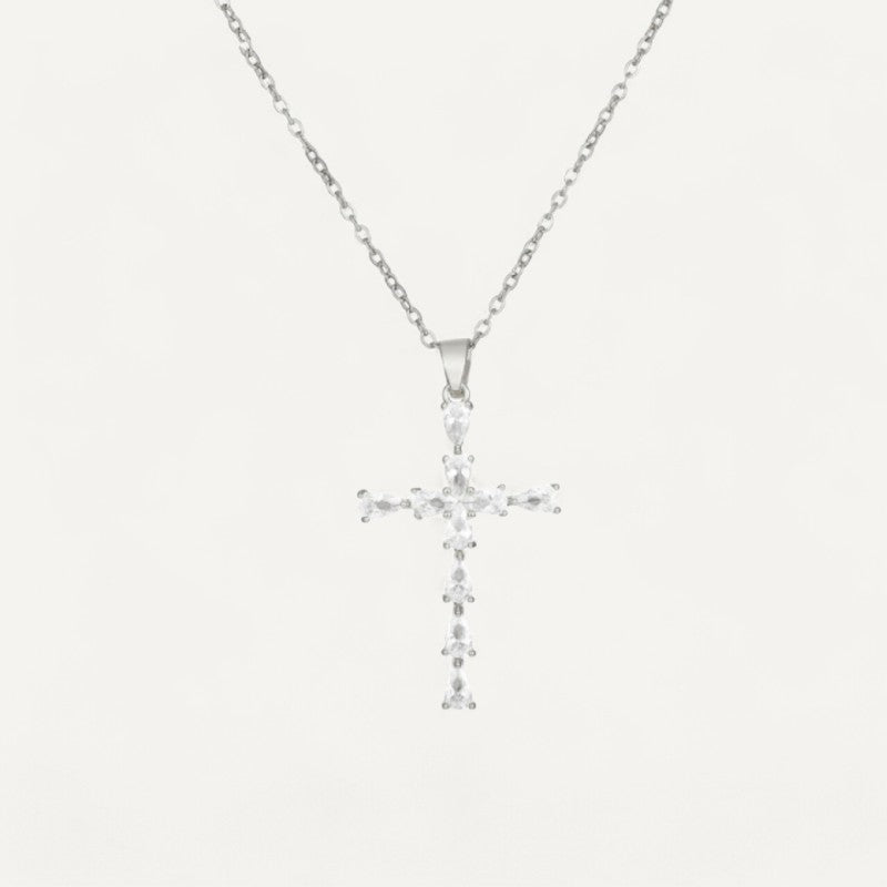Women’s Crystal Cross Necklace