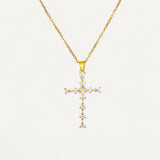 Women’s Crystal Cross Necklace