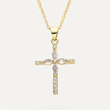 Crystal Cross Necklace