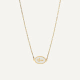 Celestial Elegance Cross Necklace