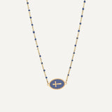 Celestial Elegance Cross Necklace