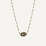 Celestial Elegance Cross Necklace