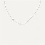 Horizontal Cross Necklace