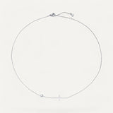 Horizontal Cross Necklace