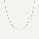 Side Cross Stainless Steel Necklace