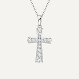 925 Sterling Silver Luminous Cross Necklace