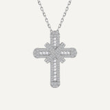 Multidimensional Cross Necklace