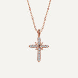 Rose Gold Cross Necklace