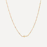 Cross Pendant Choker Necklace