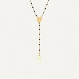 Virgin Mary Cross Pendant Religious Necklace