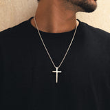 Pure Steel Cross Necklace