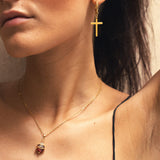 Sacred Heart Cross Necklace