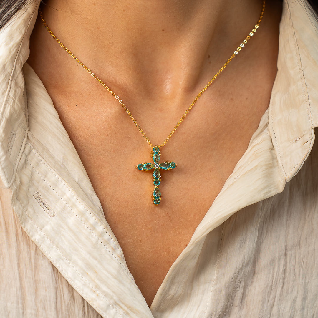 Celestial Cross Necklace