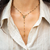 Virgin Mary Cross Pendant Religious Necklace