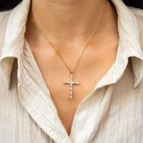 Women’s Crystal Cross Necklace