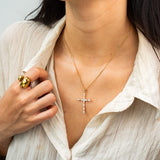 Women’s Crystal Cross Necklace