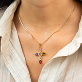 Colorful Cross Necklace