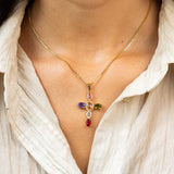Colorful Cross Necklace