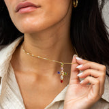 Colorful Cross Necklace